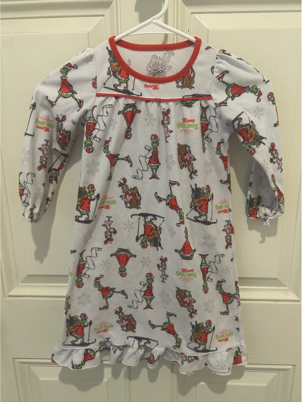 The Grinch Toddler Girls' 3T Christmas Nightgown Pajamas